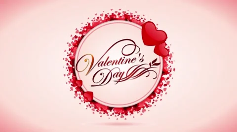 Valentines &amp; wedding animated background Stock Footage 51331996