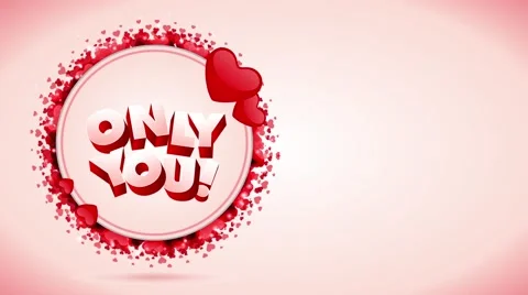 Valentines &amp; wedding animated background Video stock 51332530