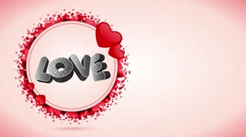 Valentines &amp; wedding animated background Stock Footage 51332639