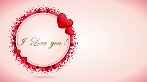 Valentines &amp; wedding animated background Stock Footage 51332924