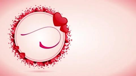 Valentines &amp; wedding animated background Stock Footage 51333174