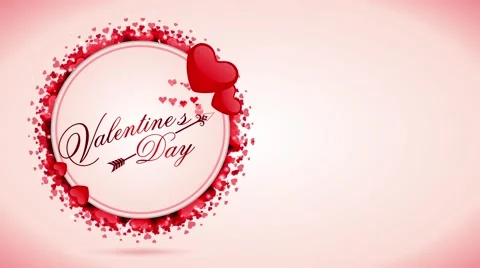 Valentines &amp; wedding animated background Stock Footage 51333298