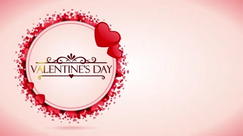 Valentines &amp; wedding animated background Stock Footage 51358132