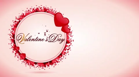 Valentines &amp; wedding animated background Stock Footage 51358777