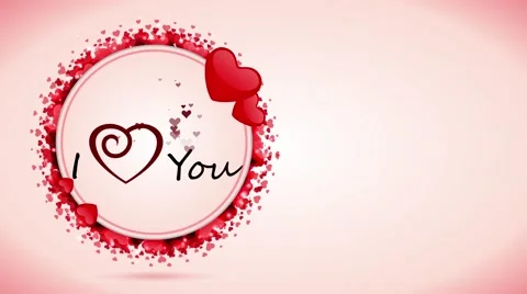 Valentines &amp; wedding animated background Stock Footage 51359336