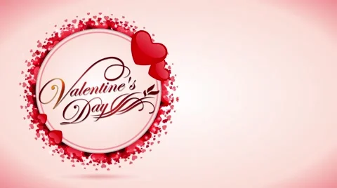 Valentines &amp; wedding animated background Stock Footage 51359987