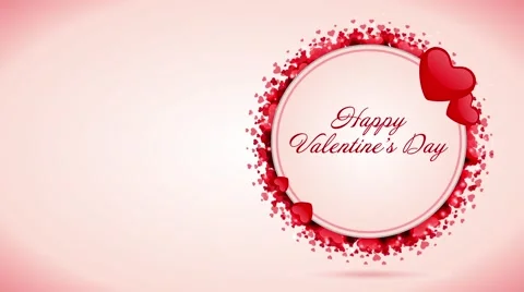 Valentines &amp; wedding animated background Stock Footage 51363201