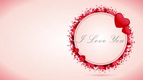 Valentines &amp; wedding animated background Stock Footage 51363285
