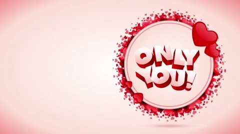 Valentines &amp; wedding animated background Stock Footage 51363390