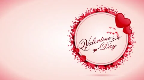 Valentines &amp; wedding animated background Video stock 51364066