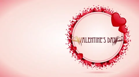 Valentines &amp; wedding animated background Video stock 51364136