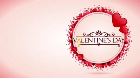 Valentines &amp; wedding animated background Stock Footage 51364223