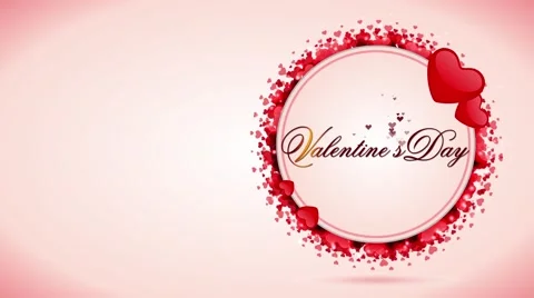 Valentines &amp; wedding animated background Video stock 51364347