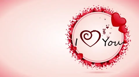Valentines &amp; wedding animated background Stock Footage 51364434