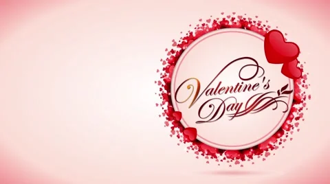 Valentines &amp; wedding animated background Stock Footage 51364568