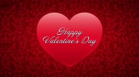 Valentines &amp; wedding animated background Stock Footage 51388417