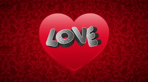 Valentines &amp; wedding animated background Stock Footage 51388610