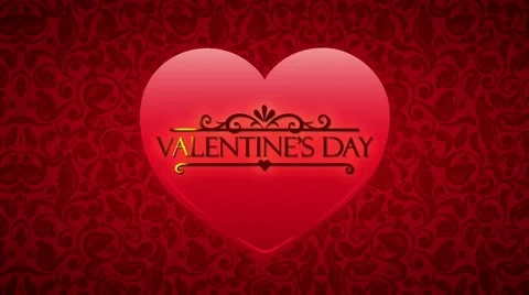 Valentines &amp; wedding animated background Stock Footage 51389640