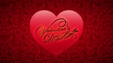 Valentines &amp; wedding animated background Stock Footage 51390357