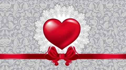 Valentines &amp; wedding animated background Stock Footage 51390692