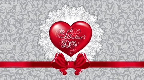 Valentines &amp; wedding animated background Stock Footage 51391070