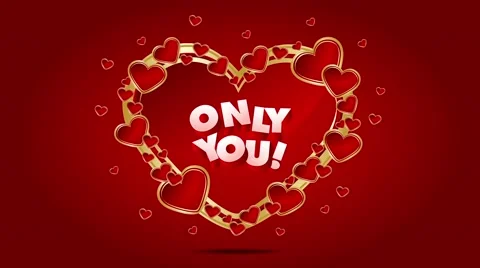 Valentines &amp; wedding Video stock 51229878