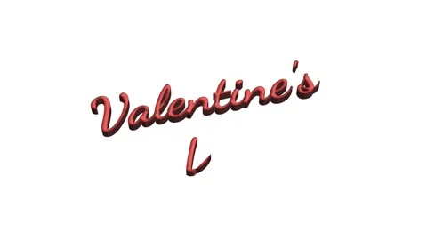 Valentinetext Stockbeeldmateriaal 229749763