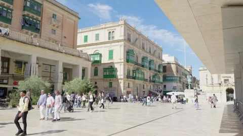 Valetta in Malta Stock Footage 310840146