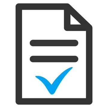 Valid Document Icon Stock Illustration