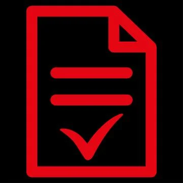 Valid Document Icon イラスト素材