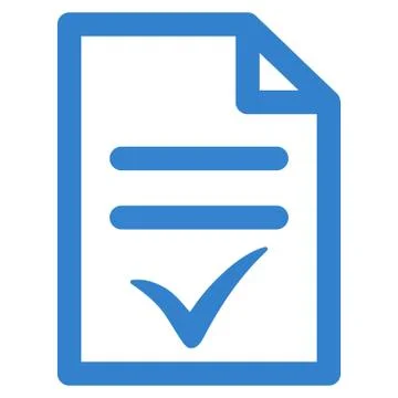 Valid Document Icon Stock Illustration