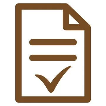 Valid Document Icon Stock Illustration