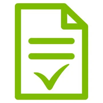 Valid Document Icon Illustrazione stock