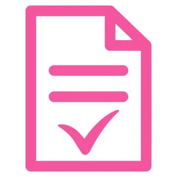 Valid Document Icon Illustrazione stock