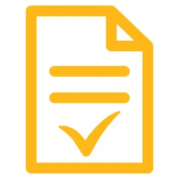 Valid Document Icon Stock Illustration