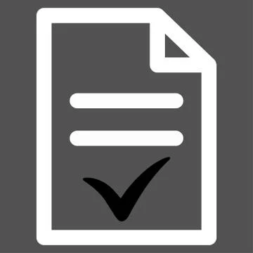 Valid Document Icon Illustrazione stock