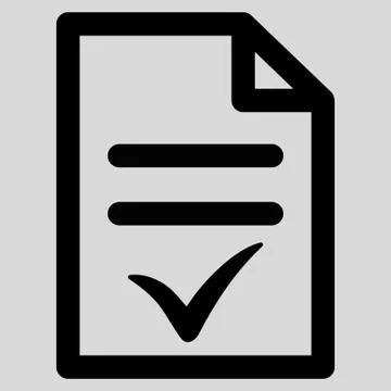 Valid Document Icon Illustrazione stock
