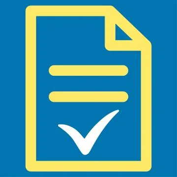 Valid Document Icon Illustrazione stock