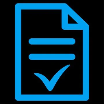 Valid Document Icon Stock Illustration