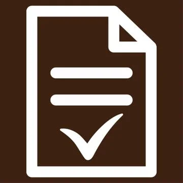 Valid Document Vector Icon Stock Illustration