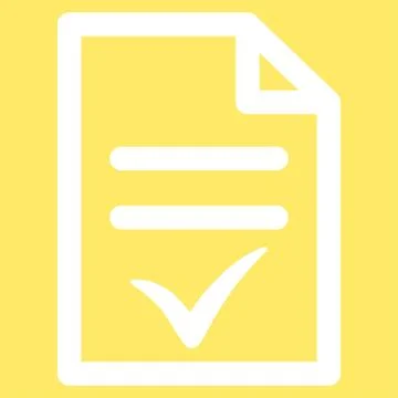 Valid Document Vector Icon Illustrazione stock