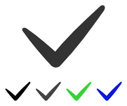 Valid Flat Icon Stock Illustration