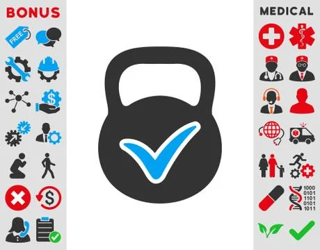 Valid Mass Icon Stock Illustration