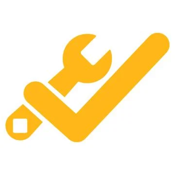 Valid Tools Flat Icon Stock Illustration