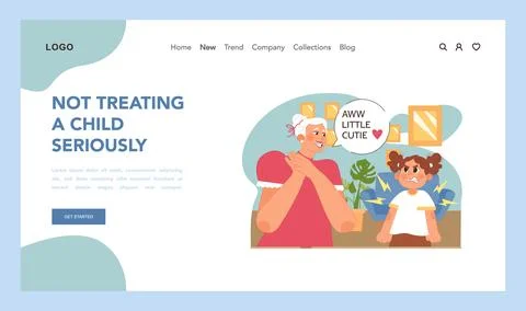 Validating emotions concept. Flat vector illustration 库存插图