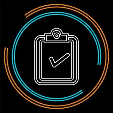 Validation concept icon. element illustration. Stock Illustration