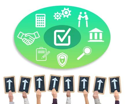Validation concept on a whiteboard Stock Photos
