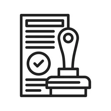 Validation icon image. Illustrazione stock