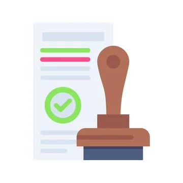 Validation Icon Image. Stock Illustration