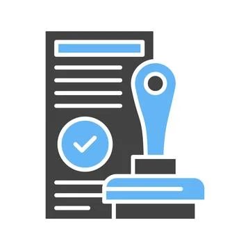 Validation Icon Image. Illustrazione stock